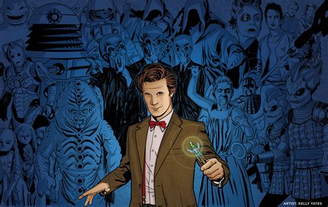 11th Doctor And Villains The Art Of Kelly Yates