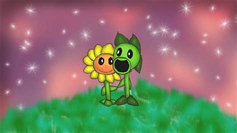 Peashooter And Sunflower By Dominantdan On Deviantart