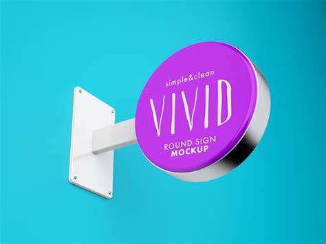 Free Vivid Clean Shop Sign Mockup In Psd Designhooks