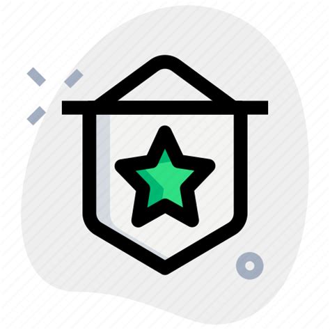 Star Honor Flag Badges Icon Download On Iconfinder