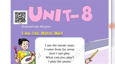 I Am The Music Man Poem Class 2 Book Marigold Unit8 Ncert Book 📙 Youtube
