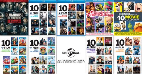 Universal Annonce Plusieurs Coffrets Comprenant Dix Films Chacun En