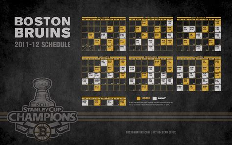 Bruins 2011 12 Schedule Boston Bruins Wallpaper 27313471 Fanpop