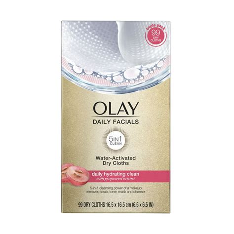 Product Of Olay Daily Facials Water Activated Dry Cloths 99 Ct