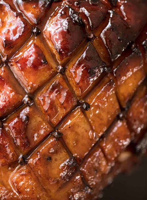 Maple Glazed Ham Recipetin Eats