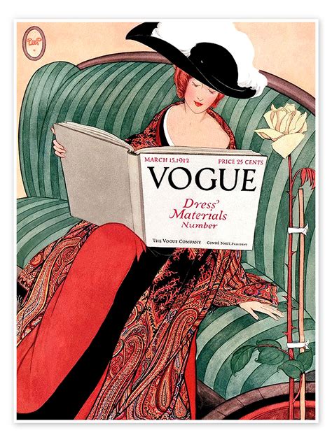 Vogue Vintage De Vintage Advertising Collection En Poster Tableau Sur Toile Et Plus