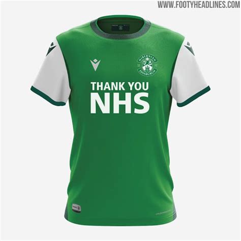 Hibernian Fc 20 21 Home And Away Kits Revealed Feature Thank You Nhs