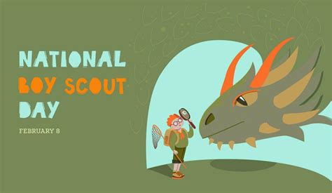 National Boy Scout Day February 8 Business Brochure Flyer Banner Design
