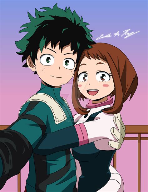 My Hero Academia Deku And Uraraka Dekuraka By Mrresistance101 On