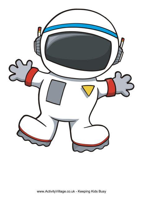 An Astronaut Cartoon Character In White And Red