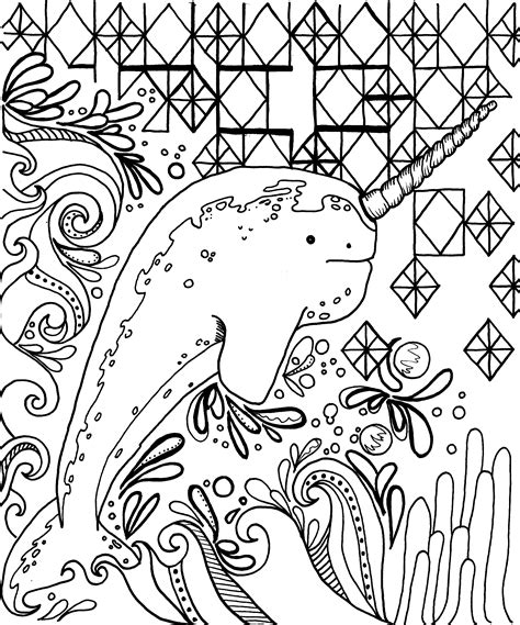You can also furnish details when the kids gets engrossed. Narwhal Coloring Pages - Best Coloring Pages For Kids