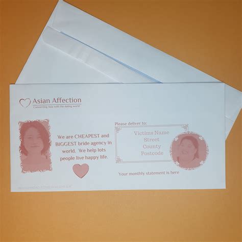 Funny Envelope Asian Affection Prank Gift For Pen Pals Via Etsy UK