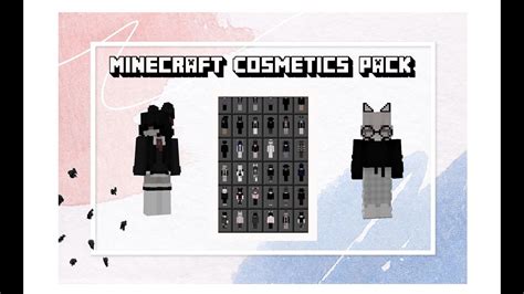 Minecraft Skin Pack With Cosmetics And Capes Youtube