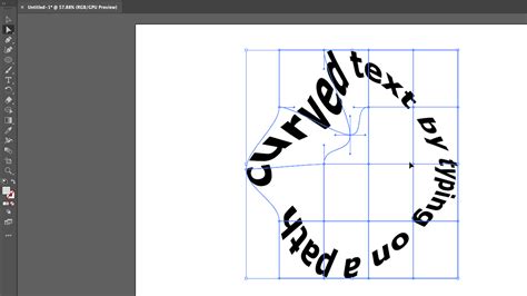 How To Curve Text In Adobe Illustrator 4 Ways