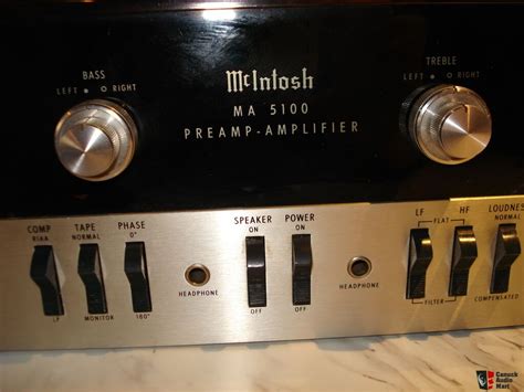 Vintage Mcintosh Ma 5100 Integrated Solid State Amplifier With 2 Phono