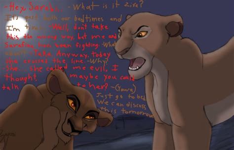 Sarabi And Zira Teen Drama Sarabi Fan Art 44303084 Fanpop