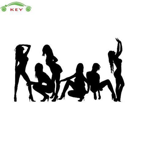 9 5 16cm car styling sexy lady glue stickers auto motorcycle decorative decal for mitsubishi