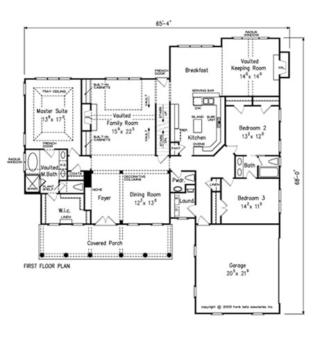 Devonhurst House Floor Plan Frank Betz Associates