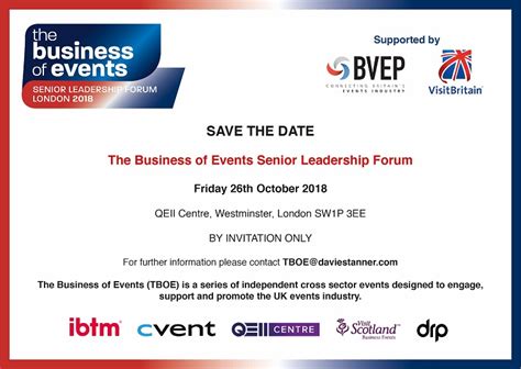 The Business Of Events Returns In 2018 Davies Tanner