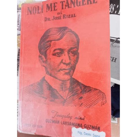 Authentic Noli Me Tangere Book Ni Dr Jose Rizal Eahq Shopee Philippines
