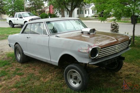 1963 Chevy Ll Gasser Rat Rod Hot Rod Project Barn Find