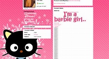 Cute & Girly myspace layouts