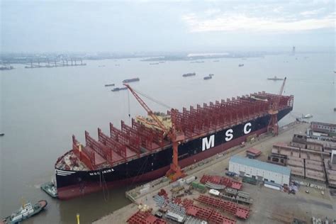 Watch World S Largest Container Ship Undocks From East China Mfame