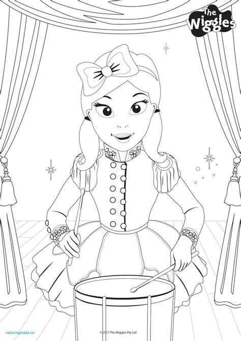 wiggles coloring pages lovely activity color emma performer ready steady wiggle sprout