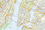 Washington Square-Stadtplan mit Satellitenbild und Hotels von New York