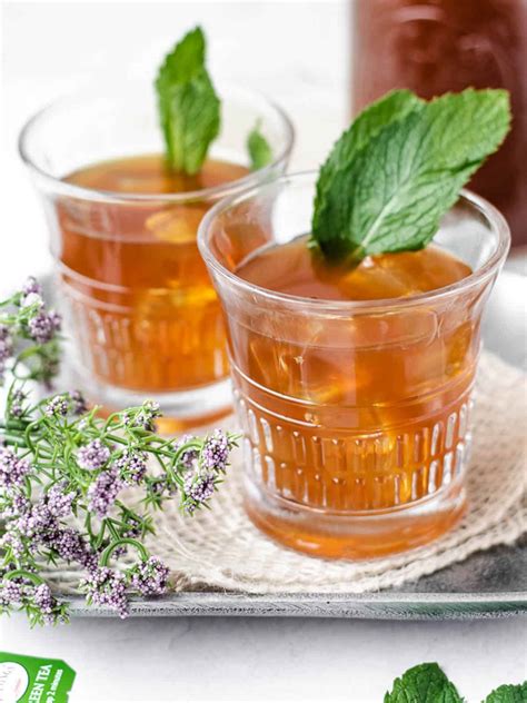 How To Make Mint Tea With Tea Bags Iced Kickass Baker