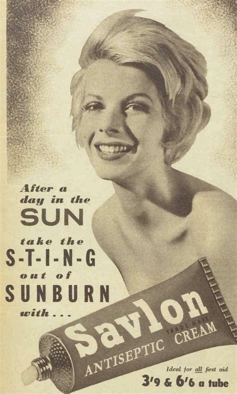 Mid Century Love Take The Sting Out Of Sunburn Savlon Vintage