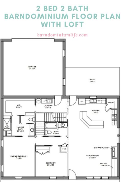 Barndominium Loft Floor Plans