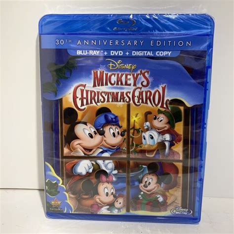 Walt Disney Mickeys Christmas Carol Blu Raydvd Digital Hd Ebay