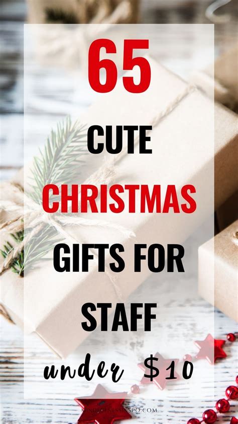 65 Cute Christmas Gifts For Staff Under 10 In The Gift Guide For