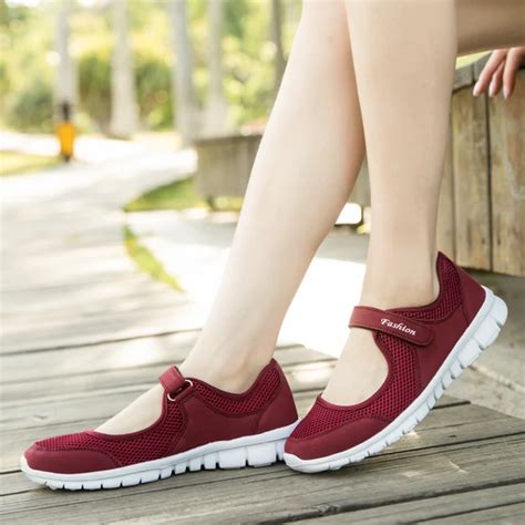 Summer Breathable Casual Shoes Women Sneakers Healthy Walking Shoes Woman Outdoor Mesh Ladies