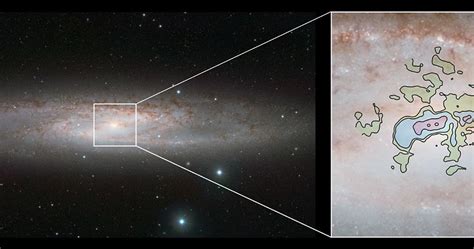 Galaxia espiral barrada 2608 / la luz tarda unos 15. Gas Outflow From Sculptor Galaxy (NGC 253) Hints At ...