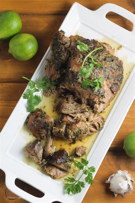 Low and slow roasting is key to melty pork shoulder with crispy crackly skin packed with flavor on the outside and moist tender meat on the inside. Slow Cooker Cilantro Lime Pork Shoulder ...