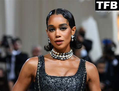Laura Harrier Flaunts Her Sexy Tits At The Met Gala In NYC Photos OnlyFans Leaked