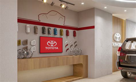 Toyota Car Showroom On Behance