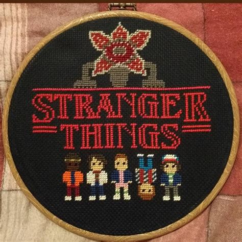 Digital Download Pdf Of Stranger Things Cross Stitch Pattern Etsy