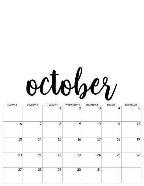 October Oktober Kalender Calendar 2019 Oktober Kalender Kalender Zum