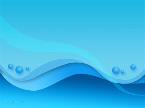 Blue Wave Lines Power Point Backgrounds Blue Wave Lines Download Power