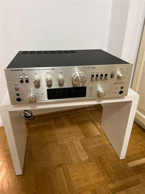 Telefunken Ta 750 Silber Verstärker Amplifier In Obergiesing