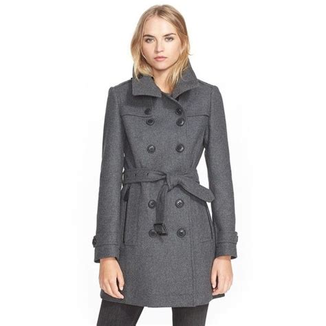 Burberry Brit Daylesmoore Double Breasted Wool Blend Trench Coat