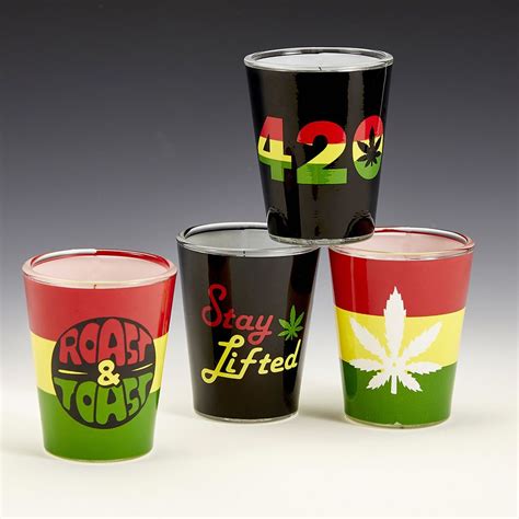 We can take comfort in that… right? Set Of 4 Roast & Toast Shot Glasses | Cool shot glasses