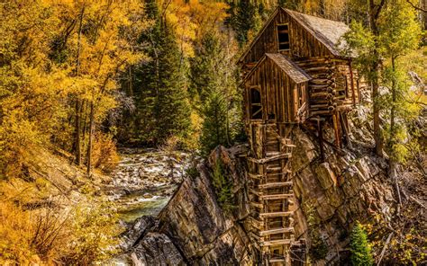 Wallpaper Trees Landscape Forest Fall Rock Nature Wood Ladders