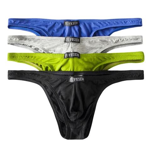 8PCS 6PCS 4PCS Gay Underwear Thong Men Panties Sexy Erotic Lingerie