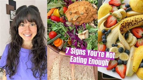 7 Key Signs Youre Not Eating Enough 🙈 Youtube