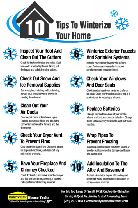 Winter Home Maintenance Checklist Free Printable Artofit