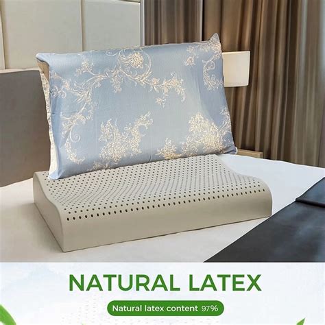 Latex Neck Massage Wave Pillow Thailand Natural Latex Pillows Natural Latex Aliexpress
